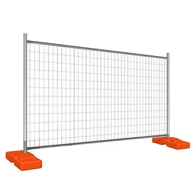 Outdoor Building Removable Temp Fence Panels Cheap Concrete Base Fence Plate Express AustraliaTemporary Road Fence