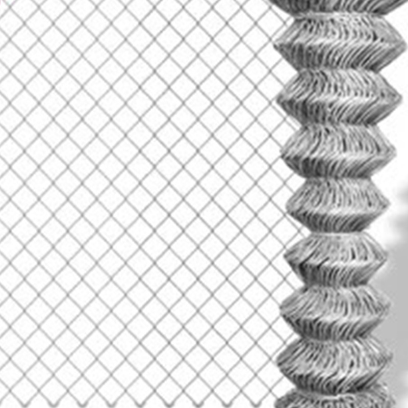 PVC Coated 100ft 8ft 8 Foot Galvanized Diamond Fence Cyclone Wire Mesh Pvc Black Vinyl Coated Chain Link Fenc