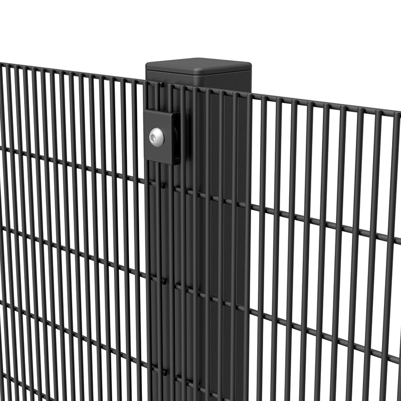 Powder Coated High Security Anti Climb Mesh 358 High Security Clearview Fence See Through Fencing