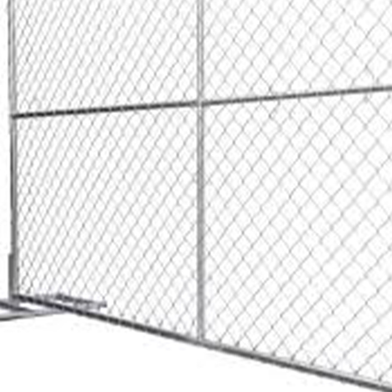 China Removable Building Fence American 6x10FT Portable Event Construction Chain Link Temporary Fence For Construction