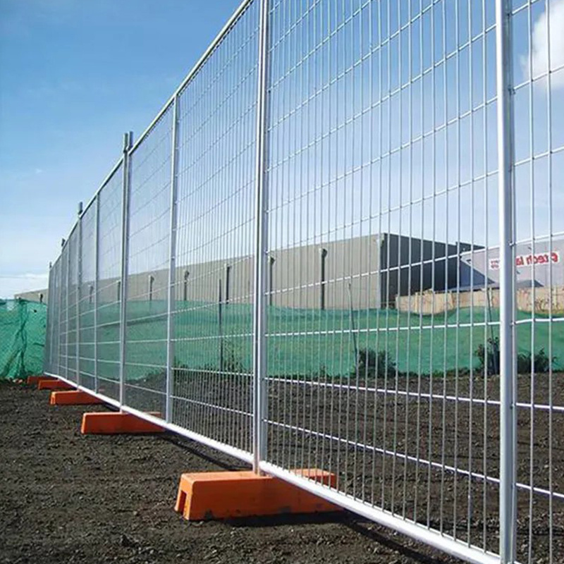 Outdoor Building Removable Temp Fence Panels Cheap Concrete Base Fence Plate Express AustraliaTemporary Road Fence