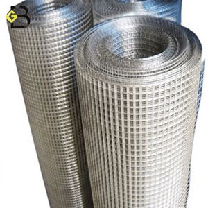 Welded Iron Wire Mesh 1''x 1'' 1''x1/2'' After Rabbit Fencing Aviary Fence Welded Wire Mesh Fence Roll For Bird Cage