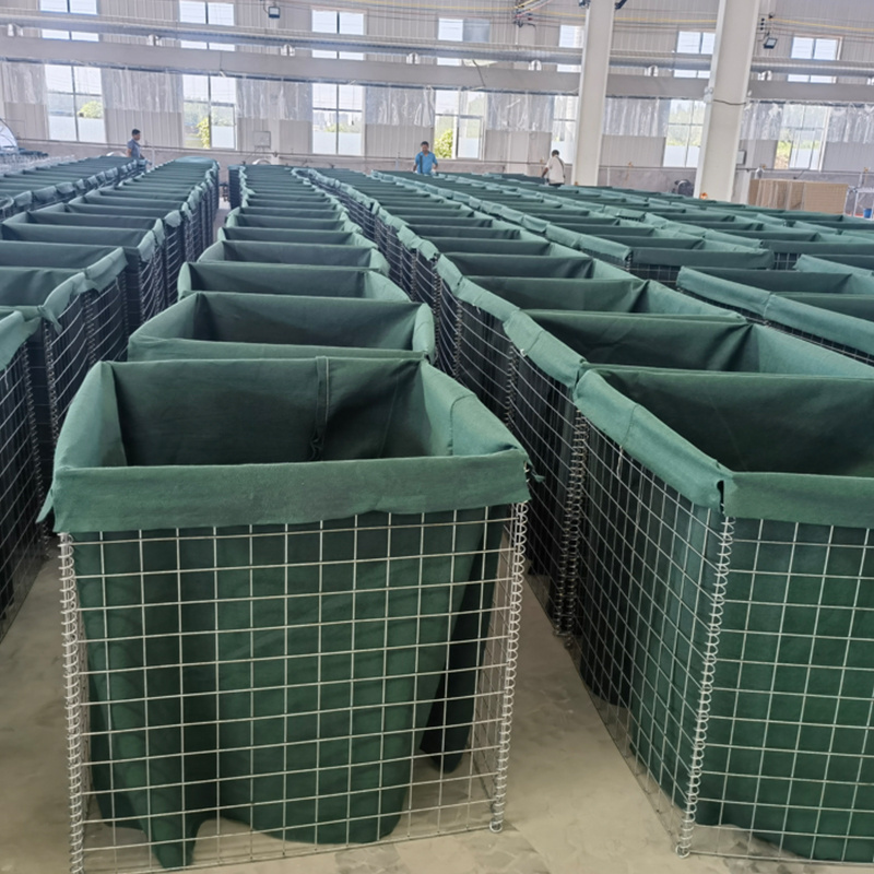 2023 factory direct sell defensive hesco barrier and flood protection barriers /welded mesh barrier bastion