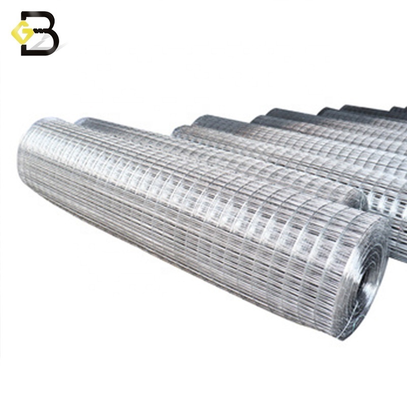 Bestseller Galvanized 16 Gauge Electro Galvanized Square Fenc Wire Mesh Hole Welded Mesh Rolls