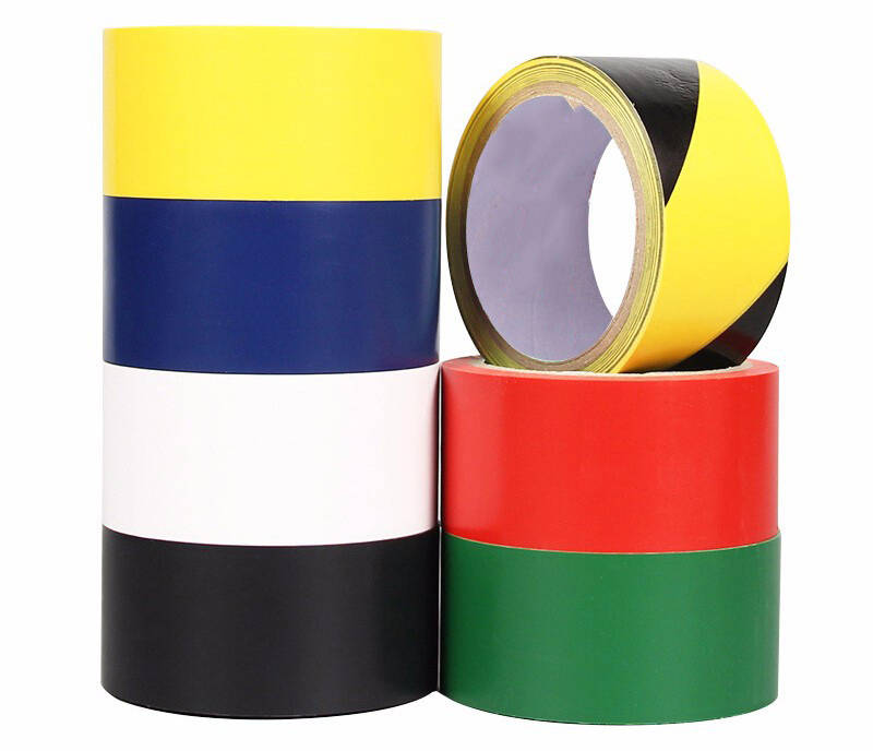 High Performance Warning Tape Red White Price Cheap PVC Floor Marking Tape