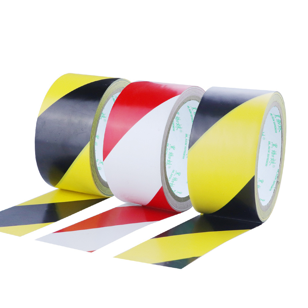 High Performance Warning Tape Red White Price Cheap PVC Floor Marking Tape