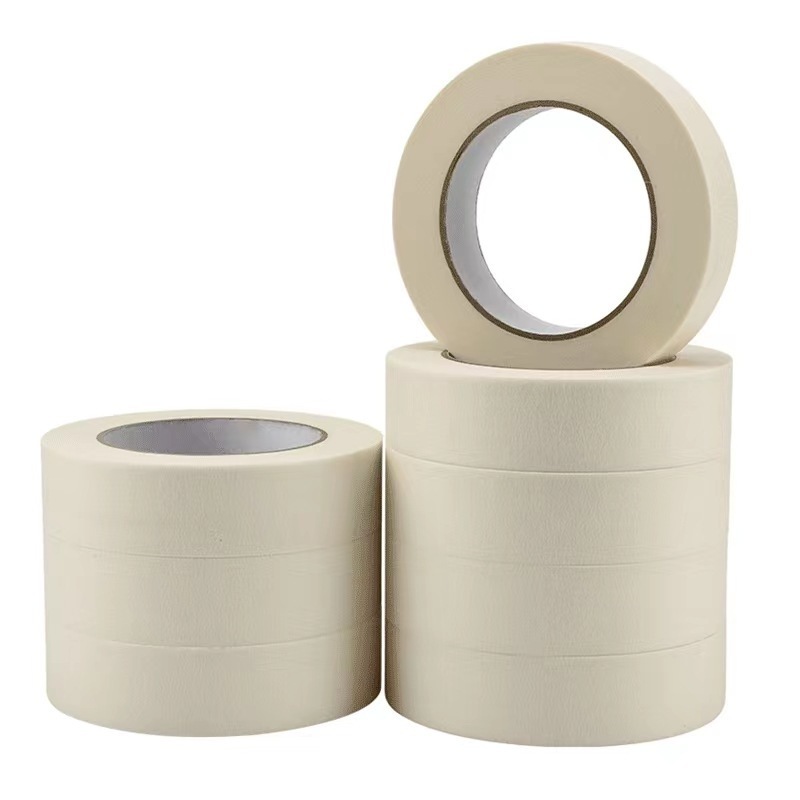 Free sample  masking tape for car painting automotive masking tape White Single Sided Adhesive Paper tape