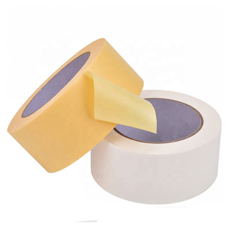 Free sample  masking tape for car painting automotive masking tape White Single Sided Adhesive Paper tape