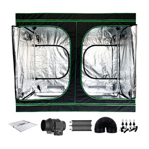 Factory Direct Supply 8x8 growtent waterproof grow kit Easily Assembled plant tent kit with 400W-2400W  grow lamp Duct fan..