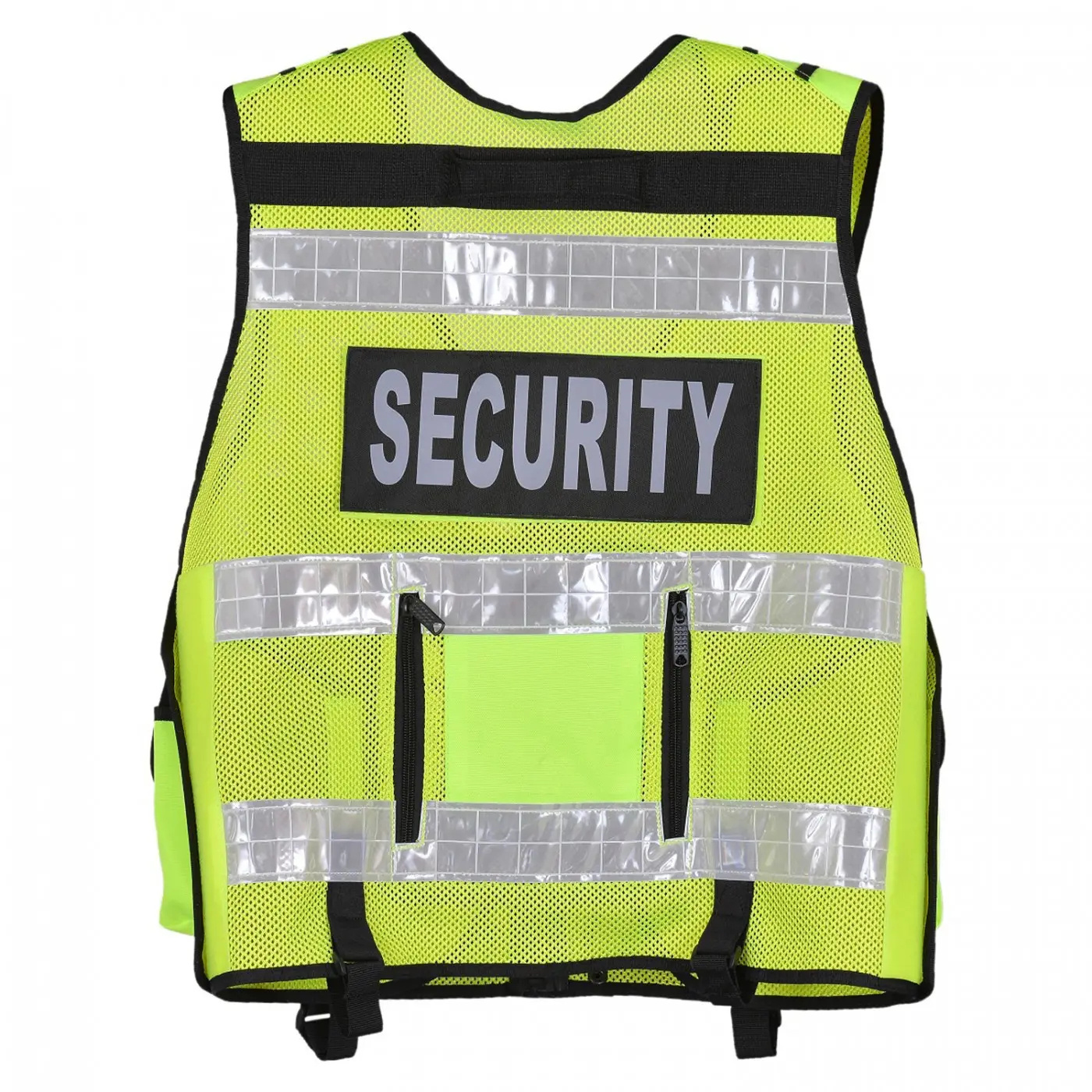 Top Quality High Visibility Tactical Vest Hi Vis Reflective Safety Vest Press Media Security Heavy Duty Vest