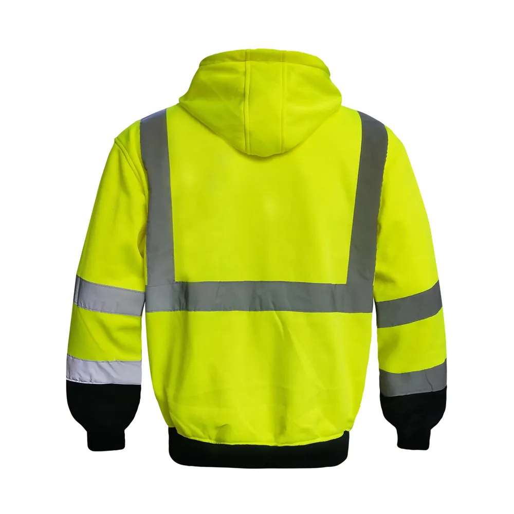 Windproof Hi Visibility Pullover Fashion Fleece Jacket Fleece Hoodie For Men Pullover Winter Hoodie