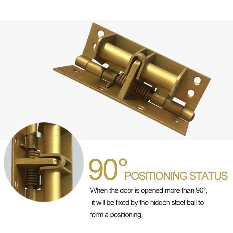 90 degree locking carbon steel strong impact positioning door hinge