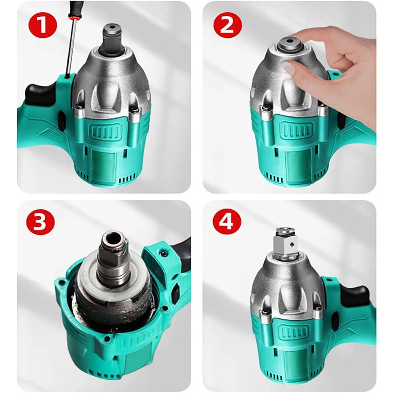 Electric wrench telescopic hexagonal conversion head drill chuck dual-purpose square shaft T-shaped shaft 1/4 conversion head