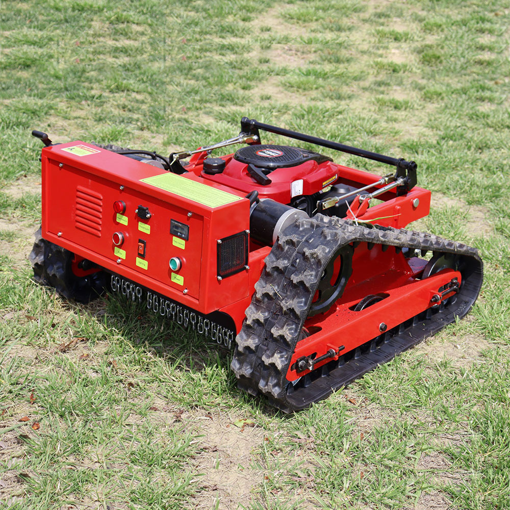 Garden Electric Remote Control Robot Lawn Mower With Snow Blower