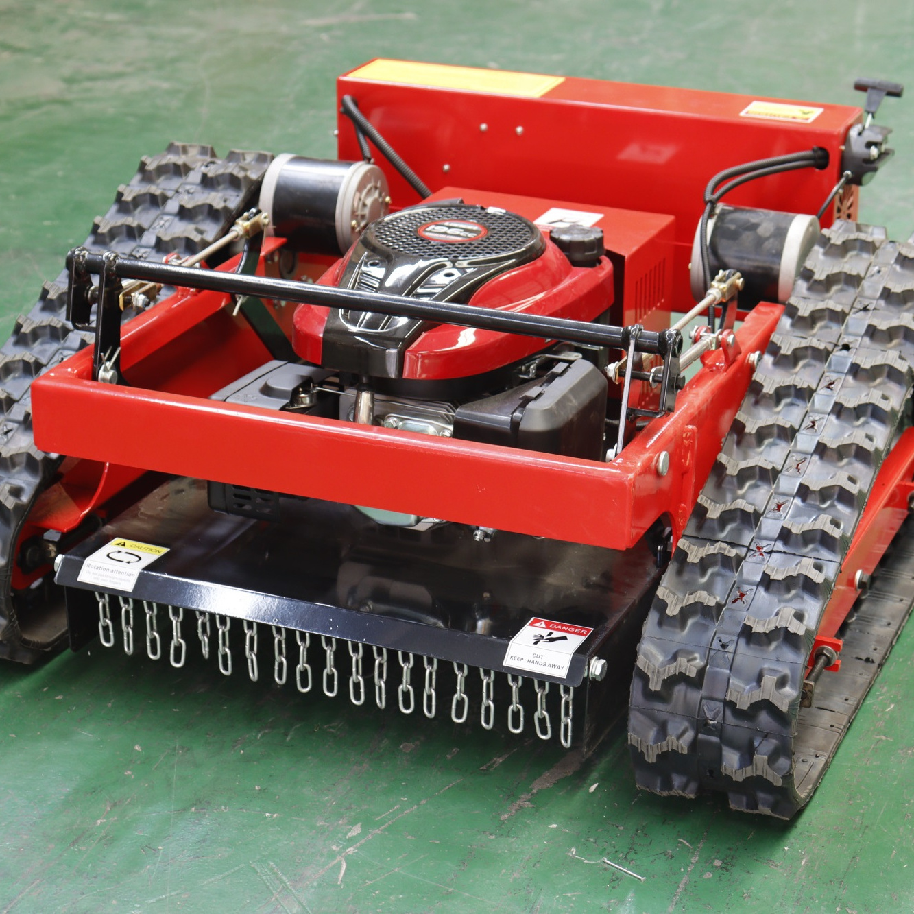 CE Approve Grass Cutting Machine Crawler Brush Cutter For Agriculture electric remote control robot lawn mower