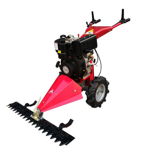 mini walking tractor grass cutter / sickle bar mower / gasoline lawn mower