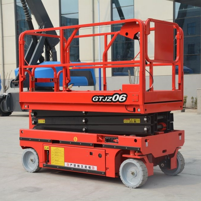 Truck Sky Sizzor Sizer Single Detallist Ladder Hoist Industrial Elevating Contractor Aerial Lift