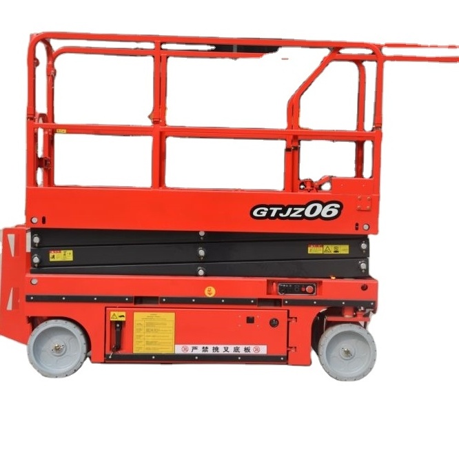 Hydraulic Lifting Trolley Tracks Caterpillar Scissor With Roller Conveyor Lift Table