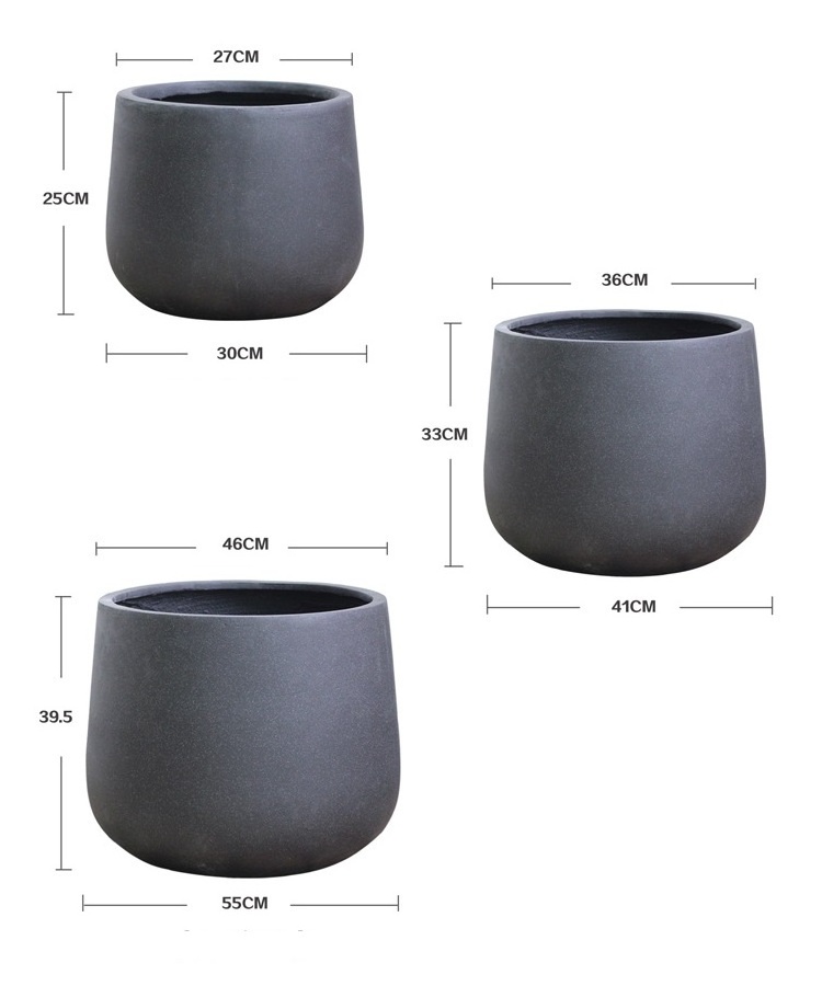 Wholesale Bulk Large Outdoor Plant Pots New Design American Style Cement Flower Planter for Garden for Outdoor Plant Display