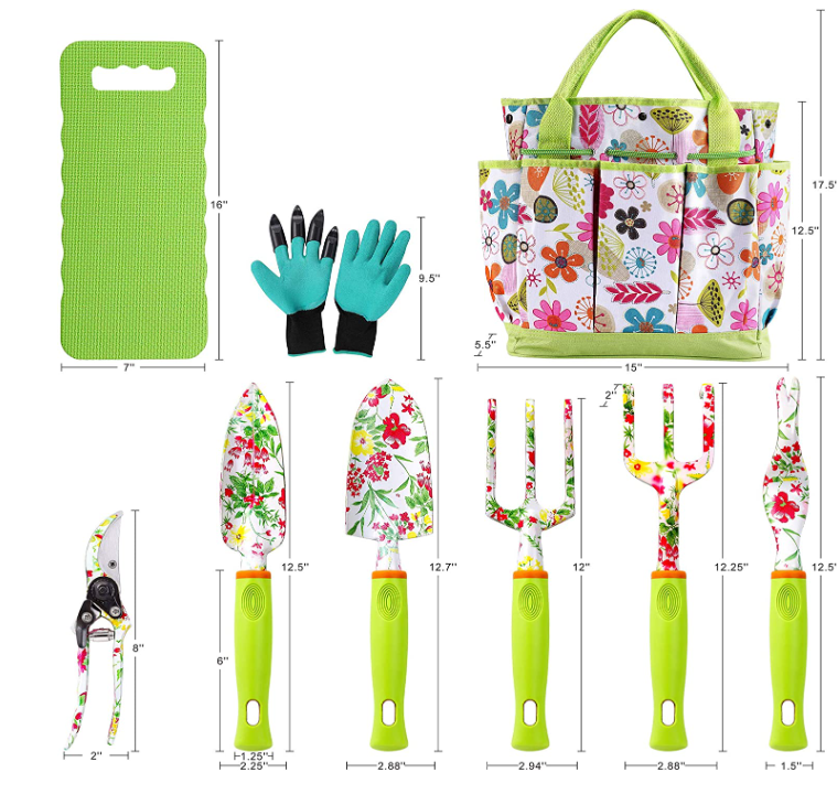 garden hand tools suppliers kids gardening tool set 9 pcs Cute Gardening Gifts for Women