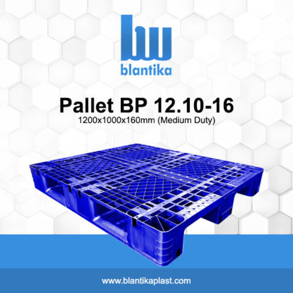 Pallets For Sale Quality OEM Faced Durable Entry Blue Euro High 2 Way Stacker Style HDPE Plastic Pallet Indonesia