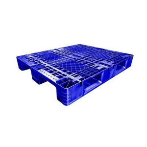 Pallets For Sale Quality OEM Faced Durable Entry Blue Euro High 2 Way Stacker Style HDPE Plastic Pallet Indonesia