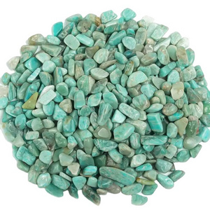 Wholesale Amazonite Gemstone chips crystal semi precious stone chips for Garden decoration Turquoise colour natural chips stone