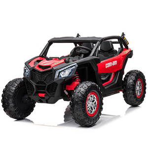 2023 hot sell 24V Ride On Car big size utv Vehicle with Leather Seat and eva wheels four motor type