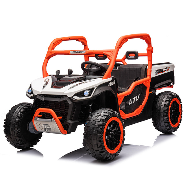 2024 Latest UTV two seats ride on car powerwheel kids car electric 24v 4x4 big cars for