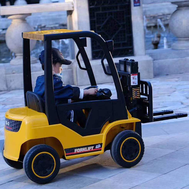 children's toy Engineering forklift electric ride on cars with remote for  kids