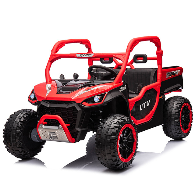 2024 Latest UTV two seats ride on car powerwheel kids car electric 24v 4x4 big cars for