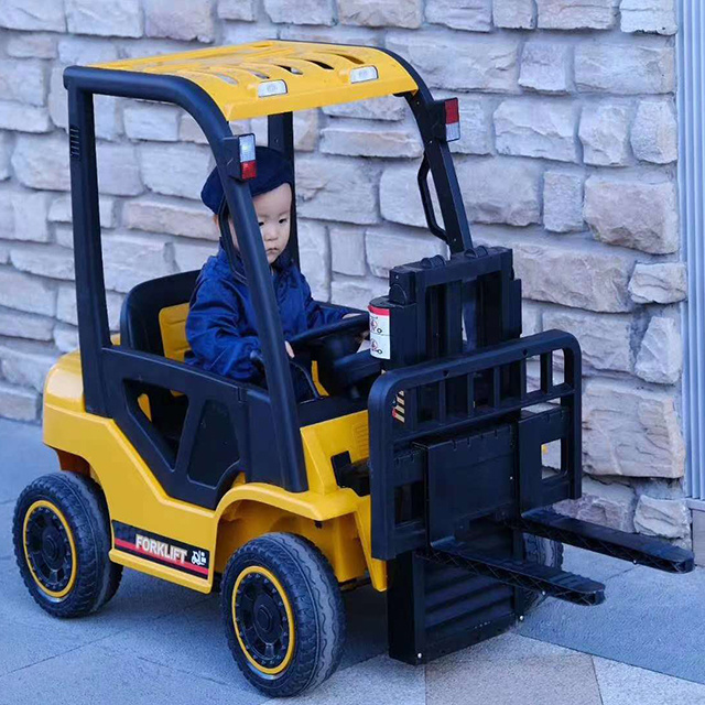 children's toy Engineering forklift electric ride on cars with remote for  kids