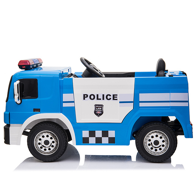 Kids Battery Operated Car Police Newest Ride on Car Children Car 2019 Remote Control Electric BLAZIN Wheels Plastic 113*62*53CM