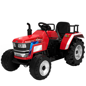 children's drivable toy electric ride on cars big wheels 24v tractor with remote for big kids