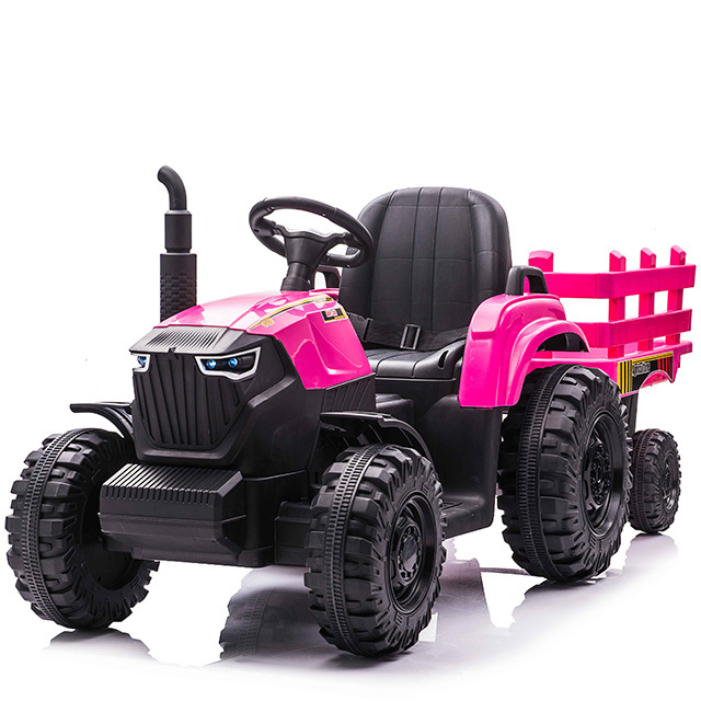 Birthday Christmas Gift Black Pink Kids 24v Ride On Car Foot To Floor Vehicle Toys for Children