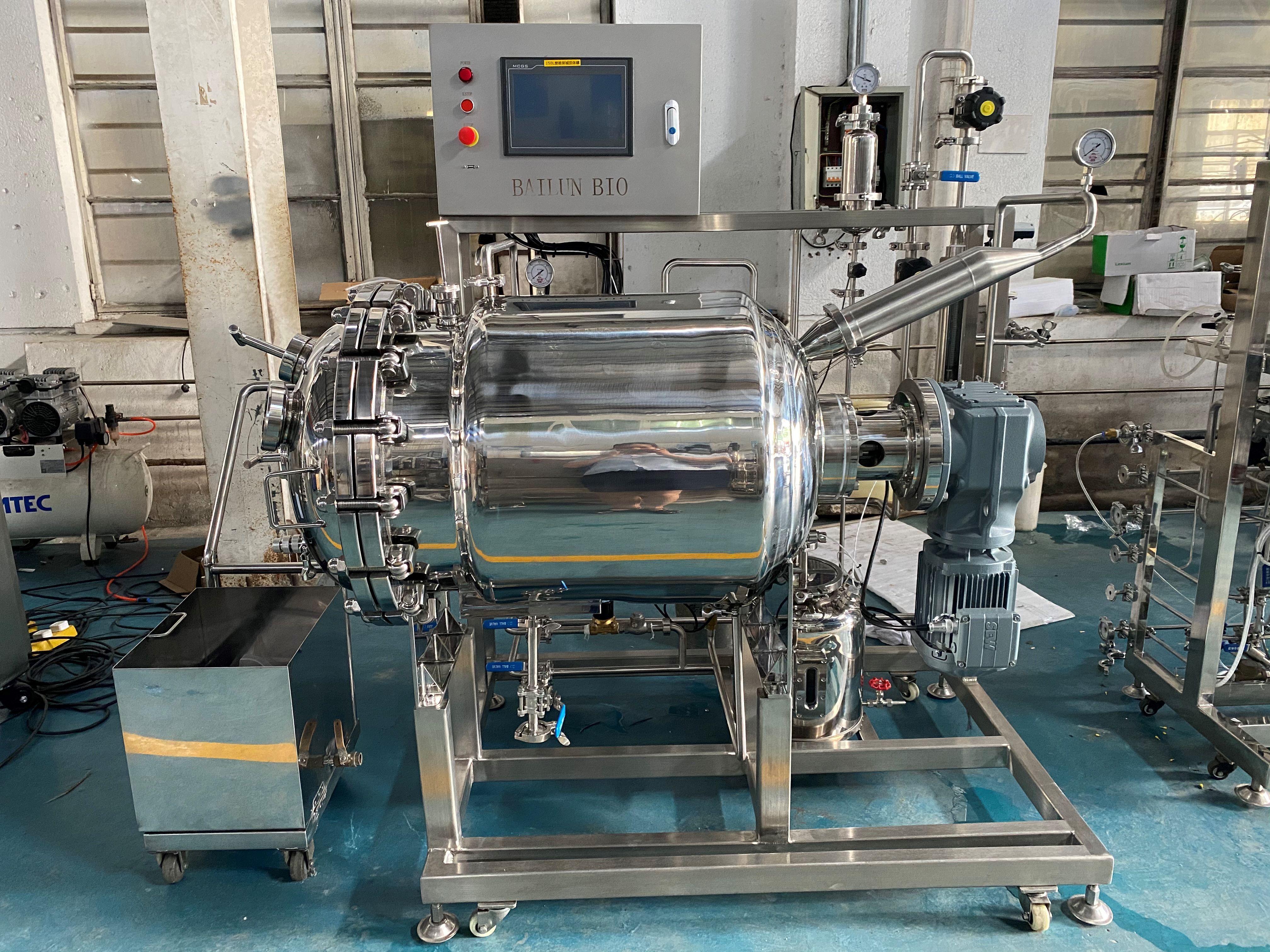 Continuous stirred tank bioreactors solid state stainless steel fermenter fermentation biotech