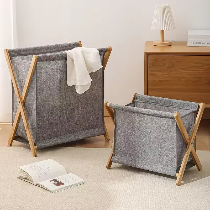 Collapsible Laundry Basket Foldable Bag Storage Organizer Clothes Laundry Basket Home Organization Synthetic Rattan