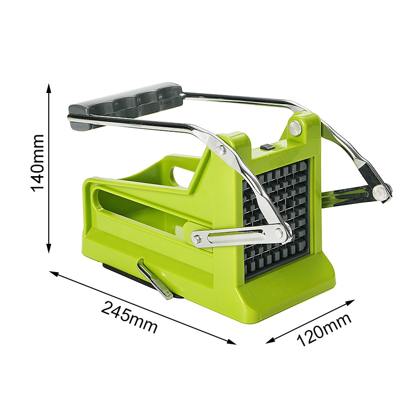 Hand Press Potato Slicer French Fries Chip Cutter Potato Chipper Multi-functional Vegetable Slicer