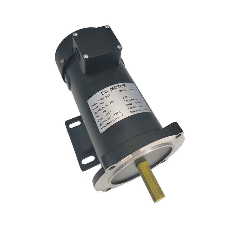 Hot sales  90V/180V, 12V/24V 3/4 hp 1750RPM dc motor