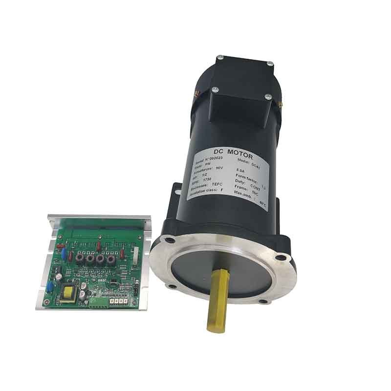 ZYT Series High Quality Dc Electric Motors 24v 90v 3/4hp 1hp 2hp 1750rpm with motor driver