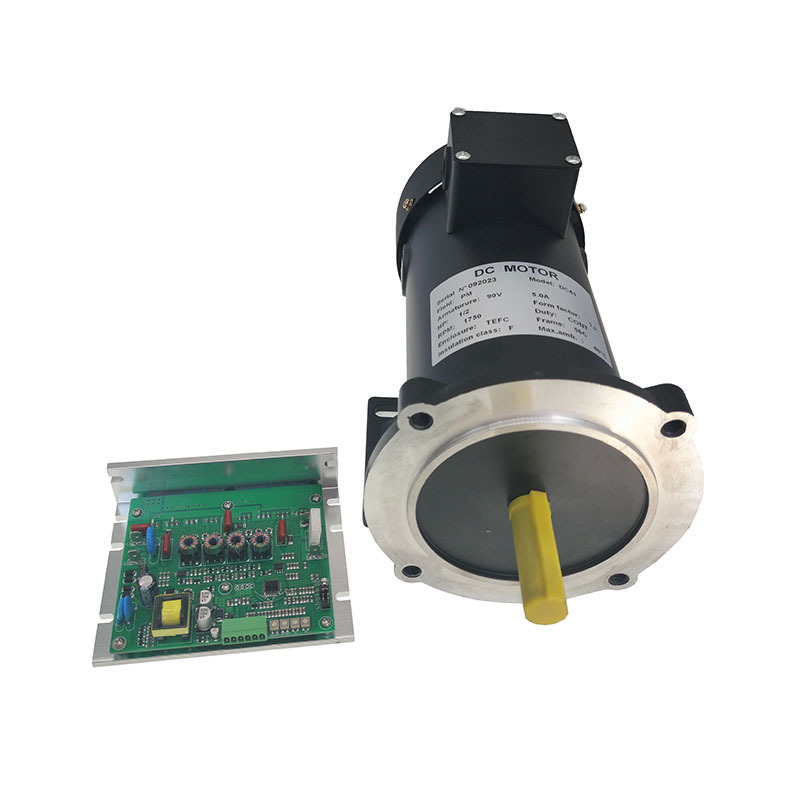 ZYT Series High Quality Dc Electric Motors 24v 90v 3/4hp 1hp 2hp 1750rpm with motor driver