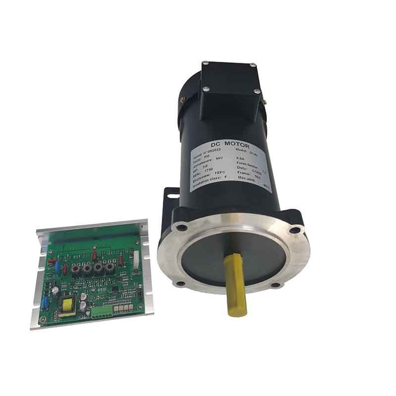 ZYT Series High Quality Dc Electric Motors 24v 90v 3/4hp 1hp 2hp 1750rpm with motor driver