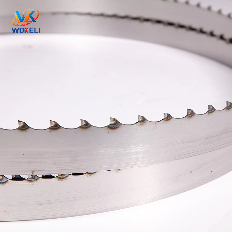 Factory Wood Alloy Horizontal Tct Band Saw Blade Tungsten Carbide Tipped Saw BandSaw Blade For Swing Sawmill Blades Woodworking