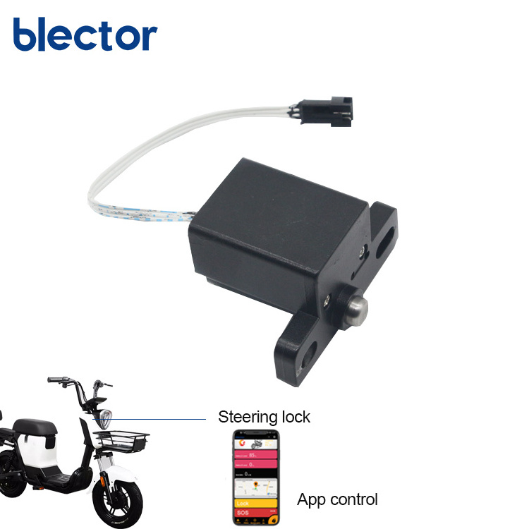 Blector smart lock for escooter emotorcycle anti theft e bike accesories steering lock security