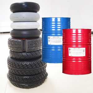 Microcellular Foaming Polyurethane Elastomer Foam Filled Tyre PU Tyres Component