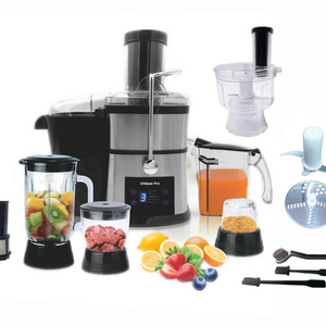 10 in 1 food processor beautiful big LED digital screen juicer extractor multi-functional juicer blender chopper slicer miller