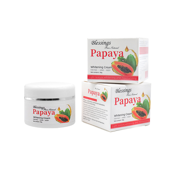 Cosmetics skin care product whitening moisturizing papaya face cream for beauty Salon