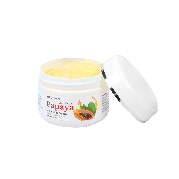 Cosmetics skin care product whitening moisturizing papaya face cream for beauty Salon