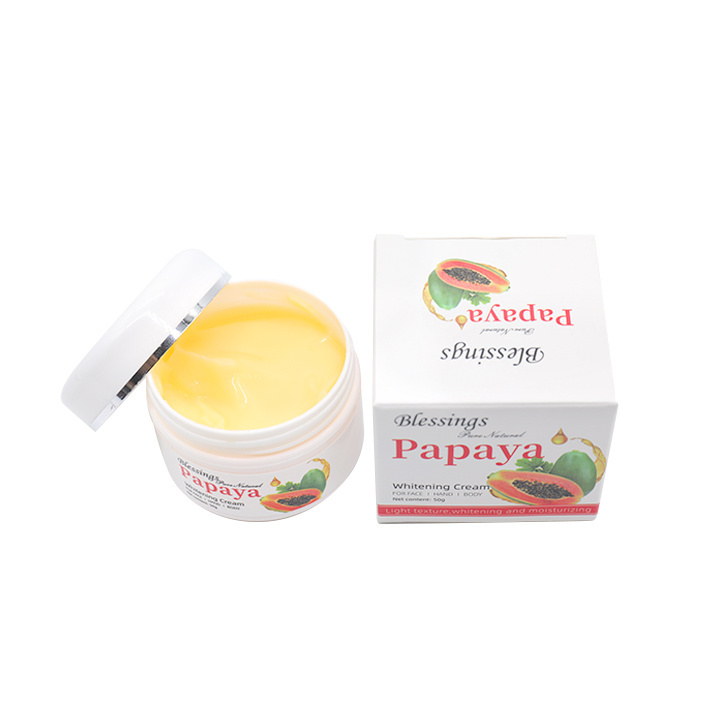 Cosmetics skin care product whitening moisturizing papaya face cream for beauty Salon