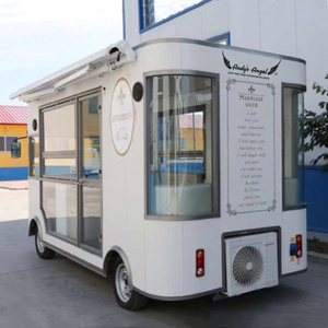 Factory direct selling  multi-functional electric mobile commodity wholesale and retail shop food grocery truck  boutique cart